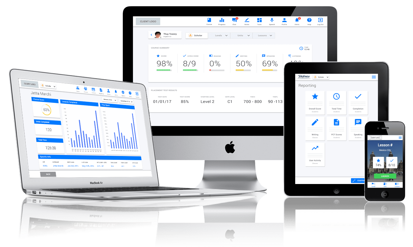 LMS-devices LMS screenshots