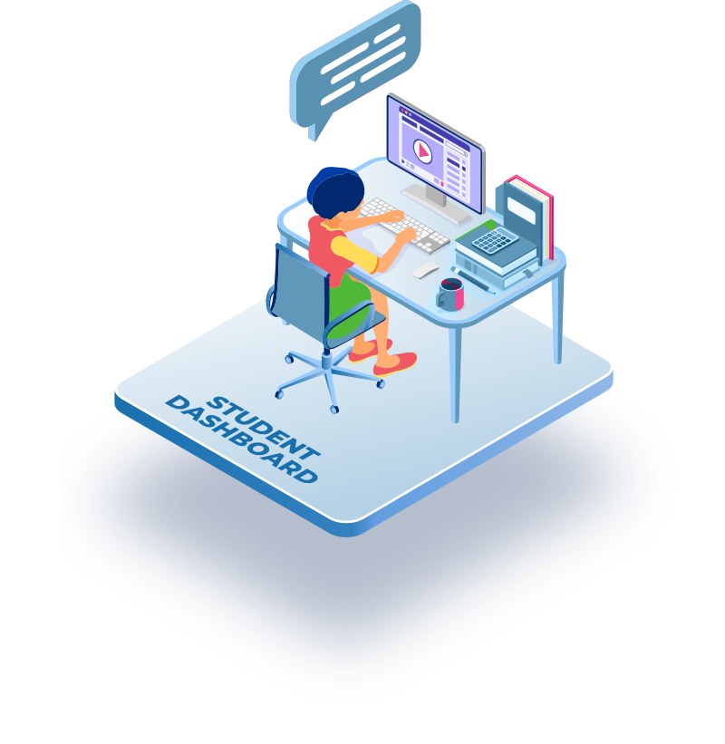 Student dashboard illustration