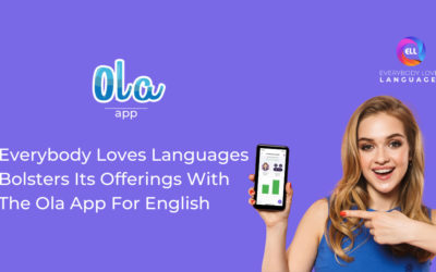 EVERYBODY LOVES LANGUAGES BOLSTERS ITS OFFERINGS WITH THE OLA APP FOR ENGLISH
